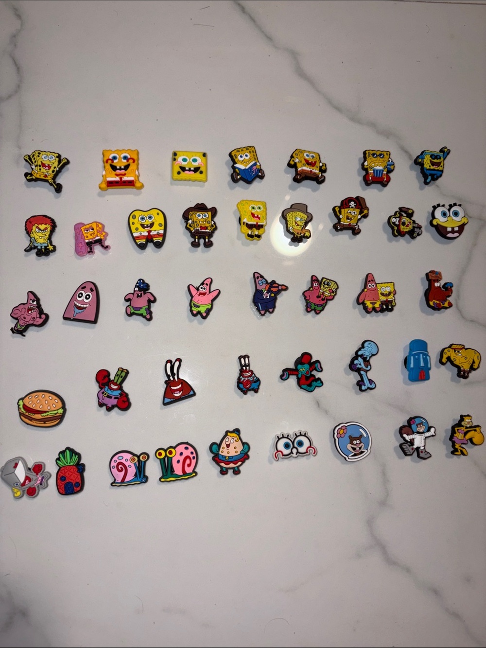 SpongeBob SquarePants Assorted Croc Charms